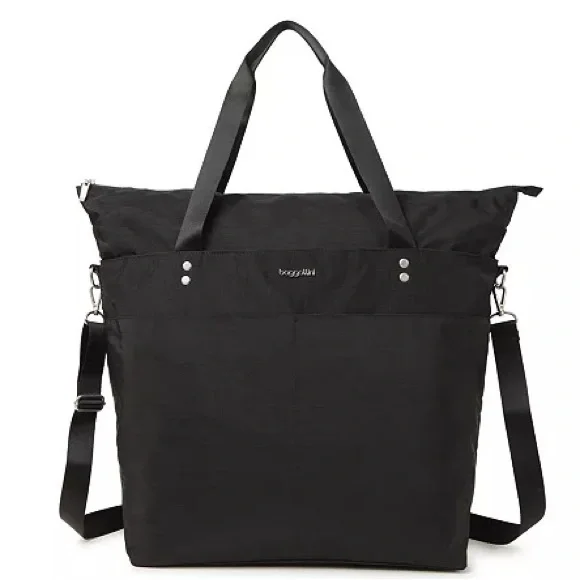 BAGGALLINI, Large Carryall Tote, Black